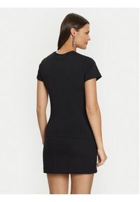 Guess T-Shirt V5RI08 J1314 Czarny Slim Fit. Kolor: czarny. Materiał: bawełna #5