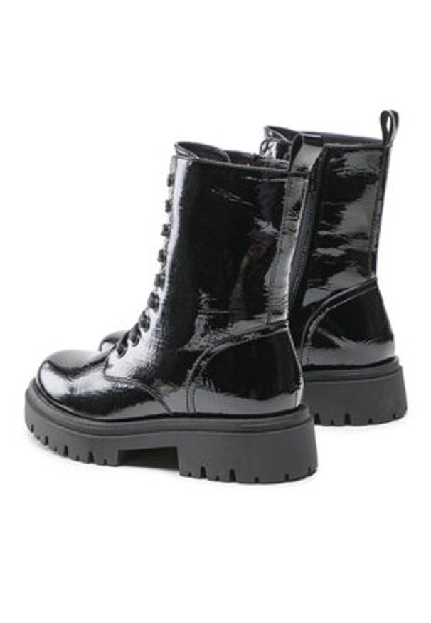 Jenny Fairy Trapery WS5865-05 Czarny. Kolor: czarny. Materiał: skóra