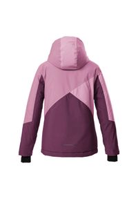 Kurtka narciarska z kapturem dla dziewczynki Killtec KSW 209. Typ kołnierza: kaptur. Kolor: szary, niebieski, wielokolorowy, różowy. Sezon: zima. Sport: narciarstwo #2