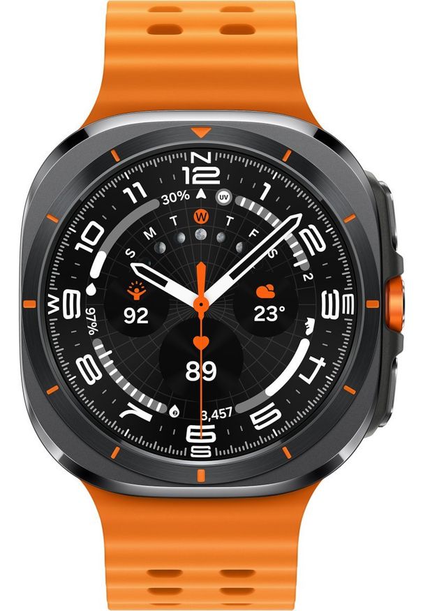 SAMSUNG - Smartwatch Samsung Galaxy Watch Ultra LTE 47mm (2025) Pomarańczowy (SM-L705FZB2EUE). Rodzaj zegarka: smartwatch. Kolor: pomarańczowy