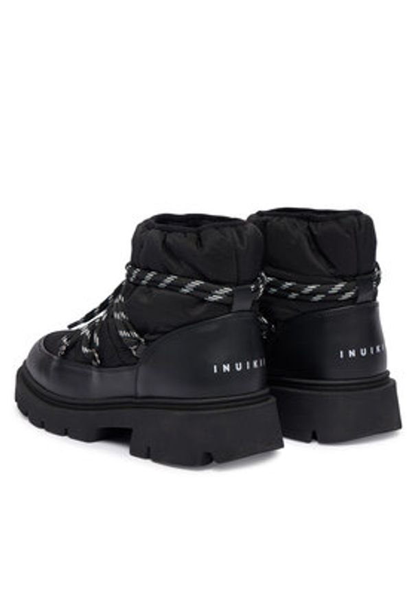 Inuikii Śniegowce Biker Puffer 1002.001.0021 Czarny. Kolor: czarny. Materiał: materiał