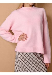 Sinsay - Sweter basic - różowy. Kolor: różowy