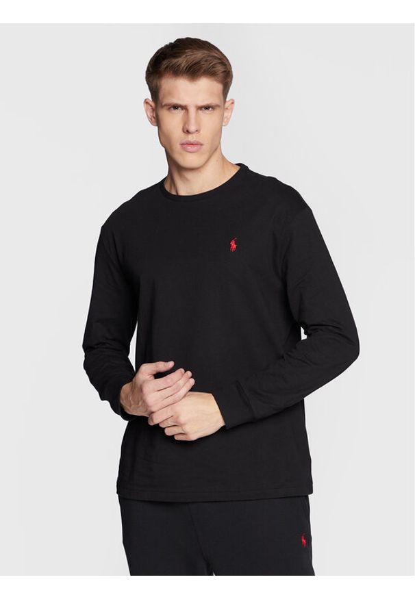 Polo Ralph Lauren Longsleeve 710671467001 Czarny Classic Fit. Typ kołnierza: polo. Kolor: czarny. Materiał: bawełna. Długość rękawa: długi rękaw