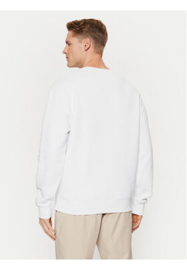 Guess Jeans Bluza M4YQ17 K9V31 Biały Regular Fit. Kolor: biały. Materiał: bawełna