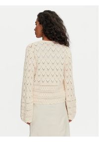 Vero Moda Kardigan Lua 10310863 Écru Regular Fit. Materiał: bawełna #3