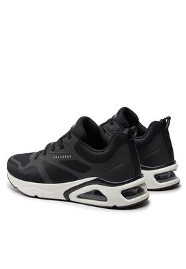 skechers - Skechers Sneakersy Tres-Air Uno-Revolution-Airy 183070/BLK Czarny. Kolor: czarny. Materiał: materiał