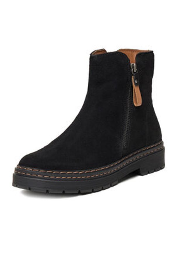 Lasocki Botki CEO-WI23-MICHAELA-03 Czarny. Kolor: czarny. Materiał: skóra, zamsz