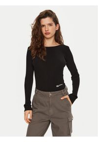 Karl Lagerfeld Jeans Body A1W18024 Czarny Slim Fit. Kolor: czarny. Materiał: syntetyk #1