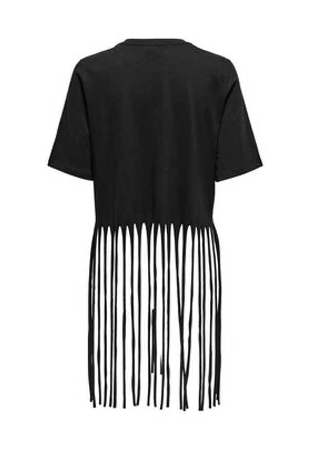 only - ONLY T-Shirt Zinna 15325262 Czarny Regular Fit. Kolor: czarny. Materiał: bawełna