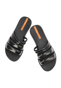 Czarne Klapki Ipanema Płaskie Obuwie Damskie. Okazja: na co dzień, na plażę, na spacer. Kolor: czarny. Sezon: lato. Styl: casual, elegancki #6