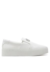 Calvin Klein Sneakersy Flatform Cup Slip On Re Lock Lth HW0HW02057 Biały. Zapięcie: bez zapięcia. Kolor: biały