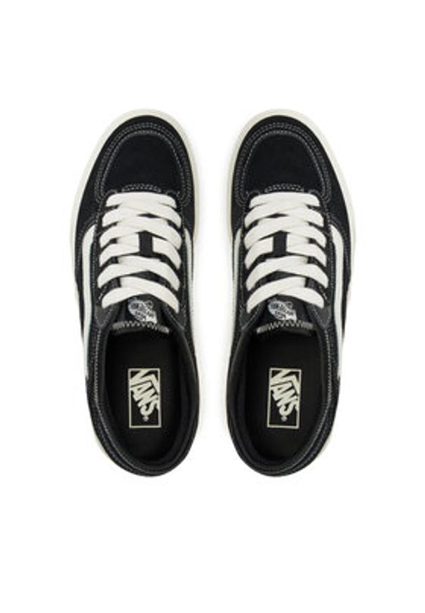 Vans Tenisówki Rowley Classic VN0009QJBPT1 Czarny. Kolor: czarny. Materiał: zamsz, skóra