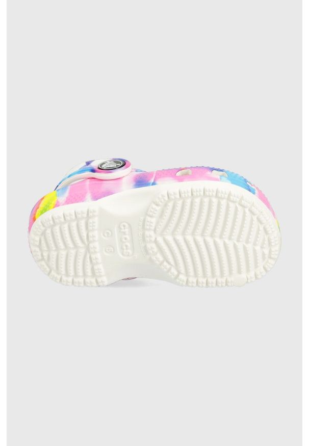 Crocs klapki dziecięce. Nosek buta: okrągły. Materiał: materiał