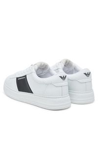 Emporio Armani Sneakersy EM003701 AF18017 MZ309 Biały. Kolor: biały. Materiał: skóra #3