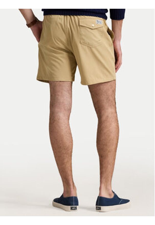 Polo Ralph Lauren Szorty kąpielowe 710957782001 Beżowy Classic Fit. Kolor: beżowy. Materiał: syntetyk