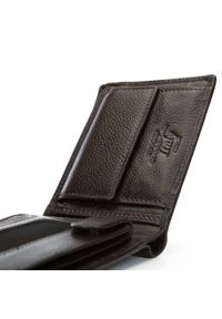 Wittchen - Męski portfel skórzany z ochroną kart. Kolor: brązowy. Materiał: skóra #3