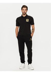 Karl Lagerfeld - KARL LAGERFELD Polo 745460 551235 Czarny Regular Fit. Typ kołnierza: polo. Kolor: czarny. Materiał: bawełna #5