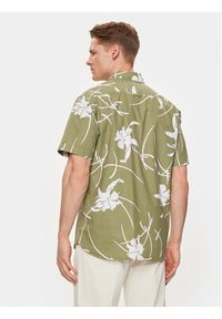 TOMMY HILFIGER - Tommy Hilfiger Koszula Tropical MW0MW34587 Zielony Regular Fit. Kolor: zielony. Materiał: bawełna #5