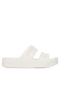 Crocs Klapki BAYA PLATFORM SANDAL 208188-100 Biały. Kolor: biały. Obcas: na platformie