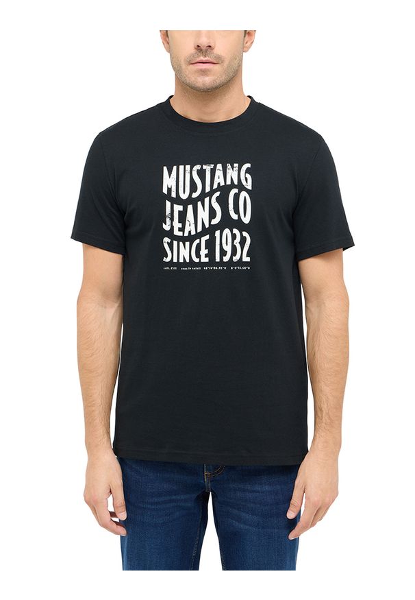Męski T-Shirt Mustang Style Austin Black 1016272 4142