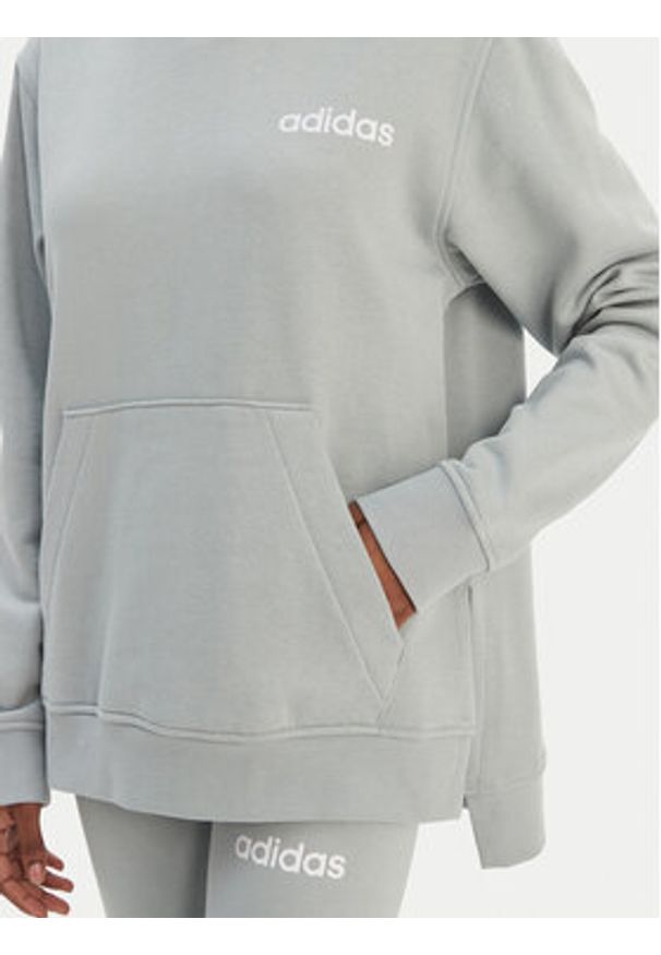 Adidas - adidas Komplet bluza i legginsy Leisure KB8448 Zielony Regular Fit. Kolor: zielony. Materiał: bawełna