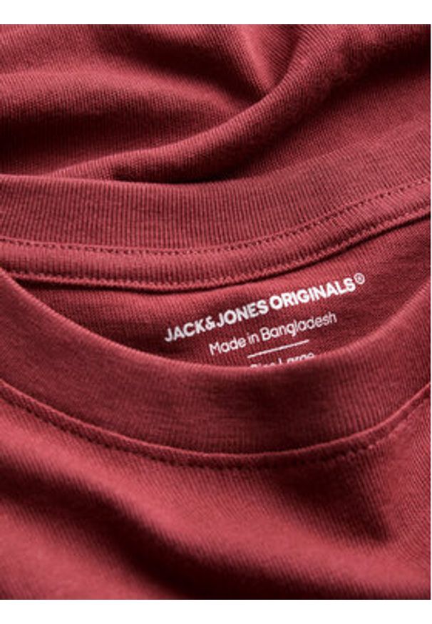 Jack & Jones - Jack&Jones T-Shirt York 12283800 Czerwony Relaxed Fit. Kolor: czerwony. Materiał: bawełna