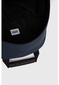 Tommy Jeans plecak męski kolor granatowy duży gładki. Kolor: niebieski. Materiał: włókno, materiał. Wzór: gładki #4
