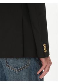 Karl Lagerfeld - KARL LAGERFELD Marynarka 155102 552037 Czarny Slim Fit. Typ kołnierza: dekolt w karo. Kolor: czarny #5