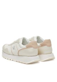 Calvin Klein Jeans Sneakersy V3A9-82034-1355A S Écru. Materiał: skóra #6