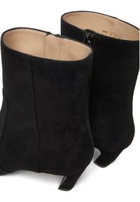 Stuart Weitzman Botki Stassi SM498 Czarny. Kolor: czarny. Materiał: skóra, zamsz #6