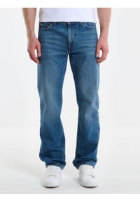 Big-Star - Spodnie jeans męskie Trent 436. Stan: podwyższony. Kolor: niebieski. Styl: klasyczny #1