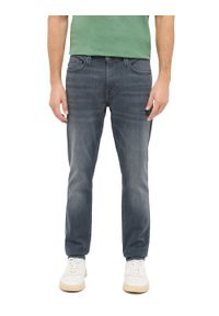 Męskie Spodnie Jeansowe Mustang Style Vegas Slim Denim Grey 1016311 4500 702