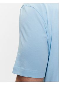 BOSS - Boss T-Shirt 50488793 Błękitny Regular Fit. Kolor: niebieski. Materiał: bawełna #5