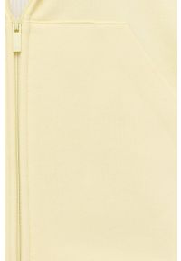 Max Mara Leisure bluza damska kolor żółty z kapturem gładka. Typ kołnierza: kaptur. Kolor: żółty. Materiał: dzianina. Wzór: gładki #3