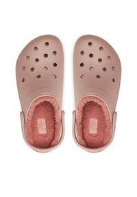 Crocs Klapki Classic Platform Lined Clog W 207938 Różowy. Kolor: różowy. Obcas: na platformie #4