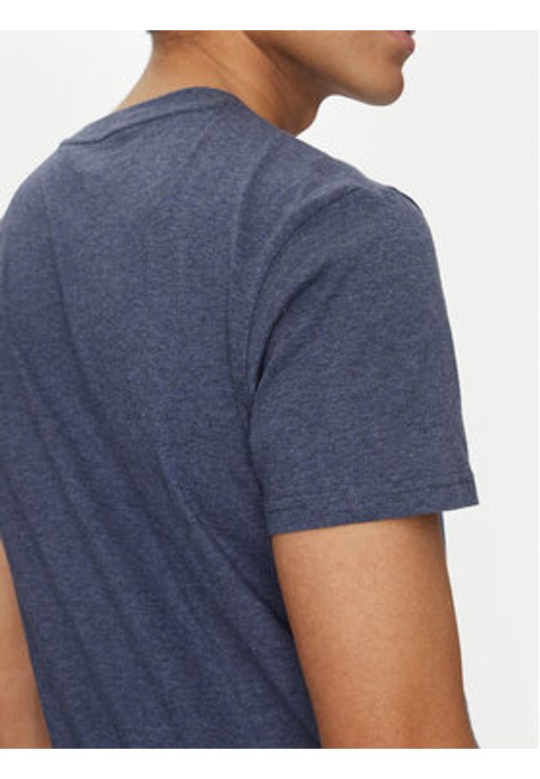 TOMMY HILFIGER - Tommy Hilfiger T-Shirt UM0UM03525 Granatowy Regular Fit. Kolor: niebieski. Materiał: bawełna
