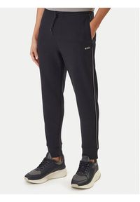 BOSS Dres 50555906 Granatowy Regular Fit. Kolor: niebieski. Materiał: bawełna #4