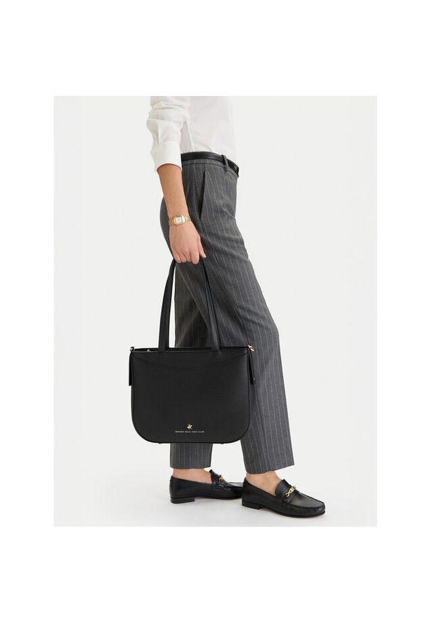 Torebka Beverly Hills Polo Club. Kolor: czarny