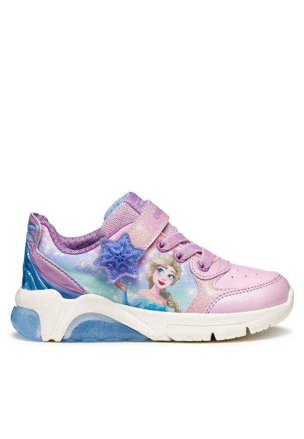 Sneakersy Geox. Kolor: różowy
