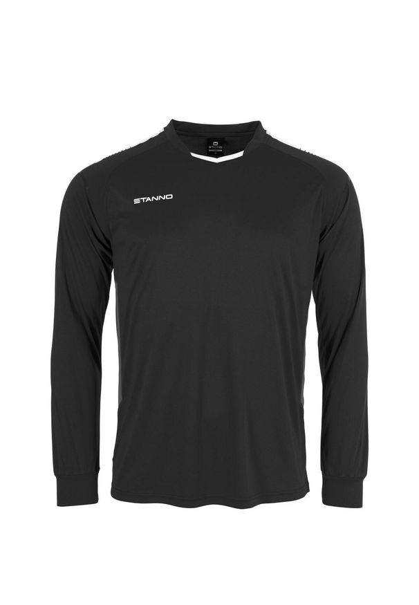 STANNO - Dziecięcy dżersej z długim rękawem Stanno First. Kolor: wielokolorowy, szary, czarny, brązowy. Materiał: jersey. Długość rękawa: długi rękaw. Długość: długie