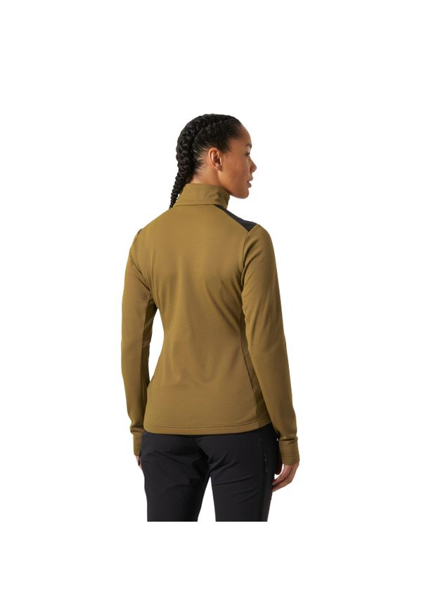 Damska bluza hybrydowa Helly Hansen Versalite. Kolor: brązowy, beżowy, wielokolorowy. Materiał: polar