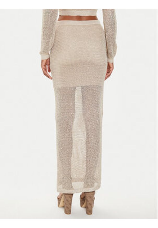 Guess Spódnica maxi Morgen W4YD1L Z37G0 Szary Regular Fit. Kolor: szary. Materiał: syntetyk