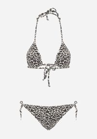 Born2be - Panterkowe Wiązane Bikini z Biustonoszem i Figami Kąpielowymi Aquilora #4