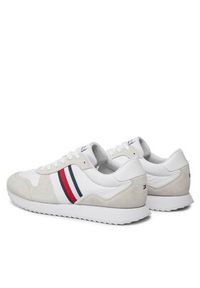 TOMMY HILFIGER - Tommy Hilfiger Sneakersy Runner Evo Mix Ess FM0FM04886 Biały. Kolor: biały. Materiał: materiał #4