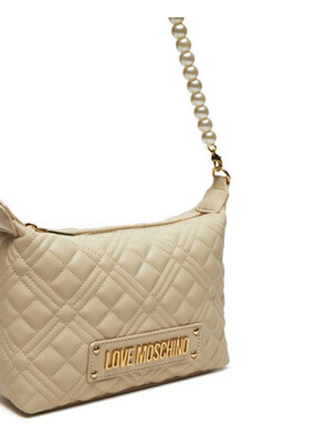 Love Moschino - LOVE MOSCHINO Torebka JC4304PP0LLA0110 Beżowy. Kolor: beżowy. Materiał: skórzane