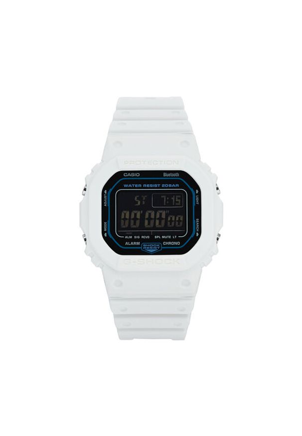 G-Shock Zegarek DW-B5600SF-7ER Biały. Kolor: biały. Materiał: syntetyk