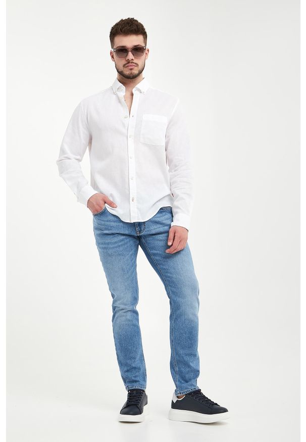 JOOP! Jeans - Koszula męska lniana Hali26-W JOOP! JEANS. Materiał: len