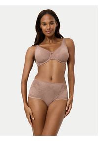 Triumph Biustonosz z fiszbiną Wild Rose Sensation 10205953 Brązowy. Kolor: brązowy. Materiał: syntetyk #3
