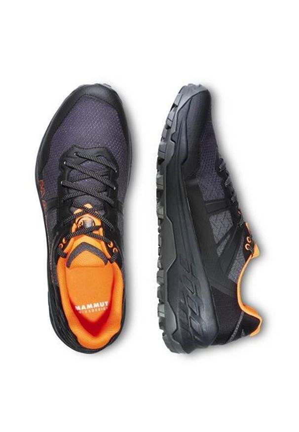 Buty trekkingowe męskie Mammut Sertig II Low GTX. Zapięcie: sznurówki. Kolor: czarny. Materiał: materiał, syntetyk, tkanina. Szerokość cholewki: normalna