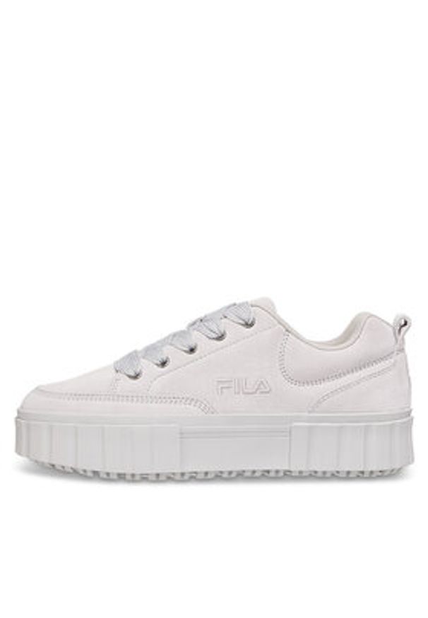 Fila Sneakersy Sandblast S Wmn FFW0190.80006 Szary. Kolor: szary. Materiał: zamsz, skóra